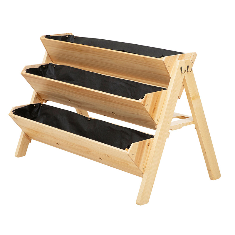 47 '' 3-Tiers 제기 정원 침대 제기 정원 상자 측면 후크 및 보관 물막이 판자가있는 나무 식물 스탠드, 꽃에 좋은 허브 야채, 자연 47 '' 3-Tiers 제기 정원 침대 제기 정원 상자 측면 후크 및 보관 물막이 판자가있는 나무 식물 스탠드, 꽃에 좋은 허브 야채, 자연