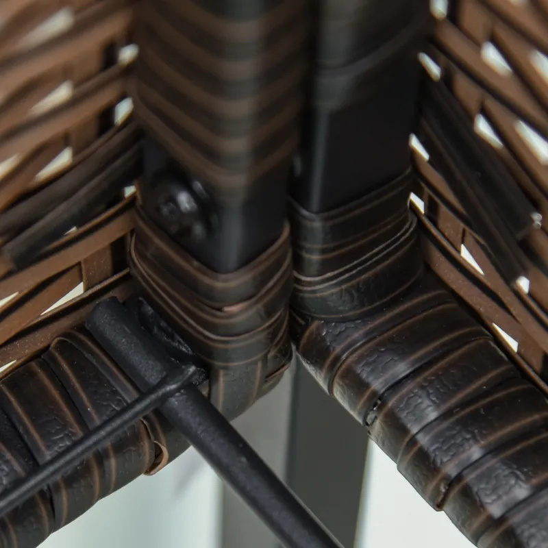 실내/실외 등나무 꽃 화분 상자 아래에 도구 보관 랙이 있고 견고한 작업 공간 28' H