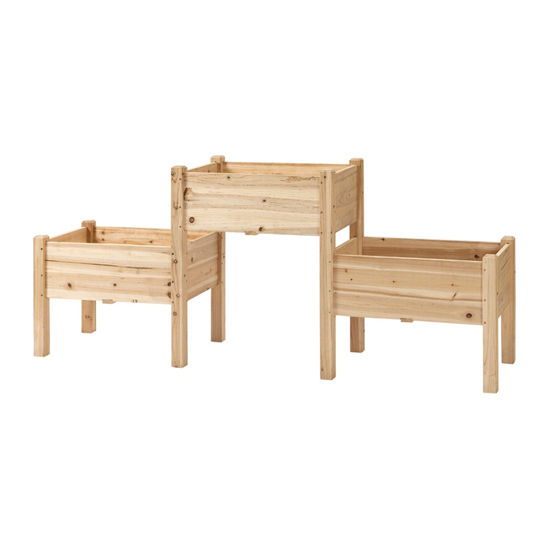 야채, 허브, 꽃을 위한 3 계층 제기 정원 침대 독립형 화분 상자 야채, 허브, 꽃을 위한 3 계층 제기 정원 침대 독립형 화분 상자