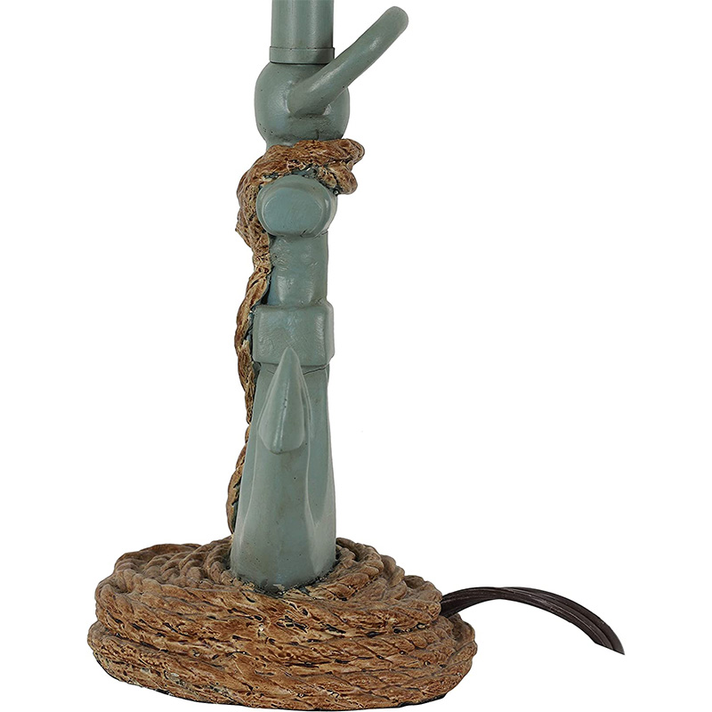 해안 스타일 테이블 램프, 골동품 아이스 블루