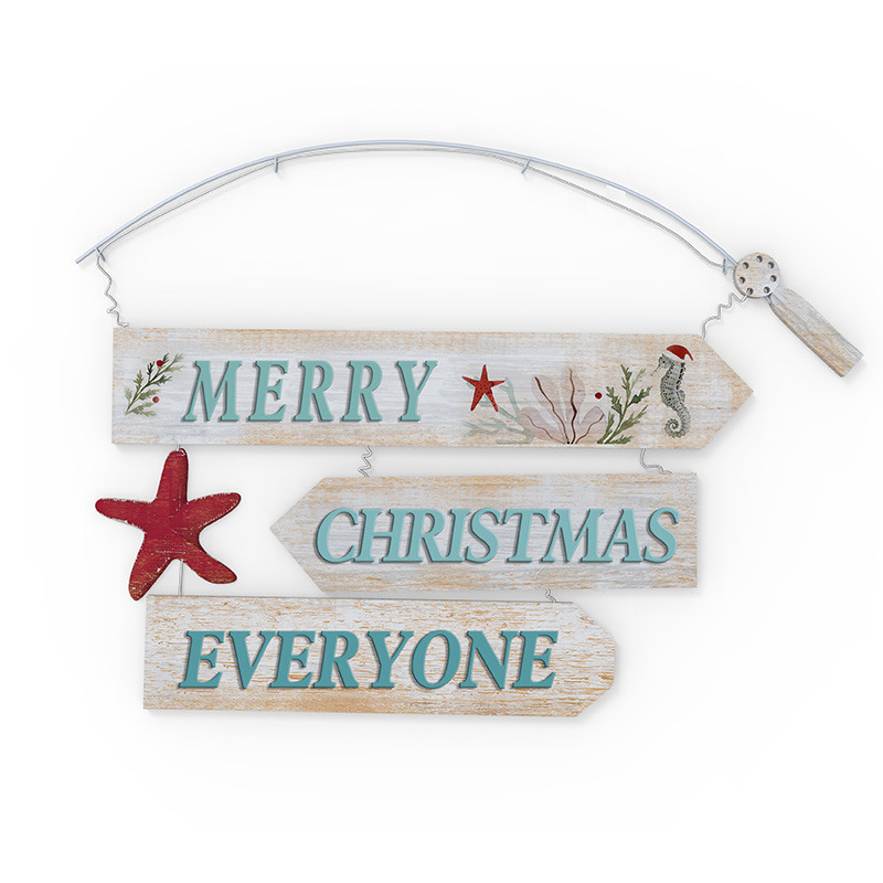 해변은 나의 행복한 장소 표시입니다 - 해변 집 장식 - 나무 간판