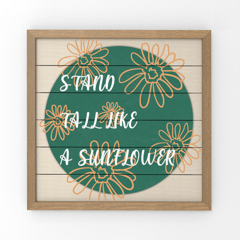 홈 재봉틀 나무 벽 장식