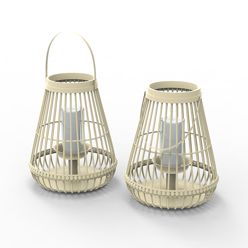 배터리로 작동되는 양초가 있는 메탈 랜턴 - 전통적 블랙, 17' 랜턴