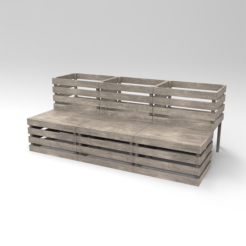 야채, 허브, 꽃을 위한 3 계층 제기 정원 침대 독립형 화분 상자