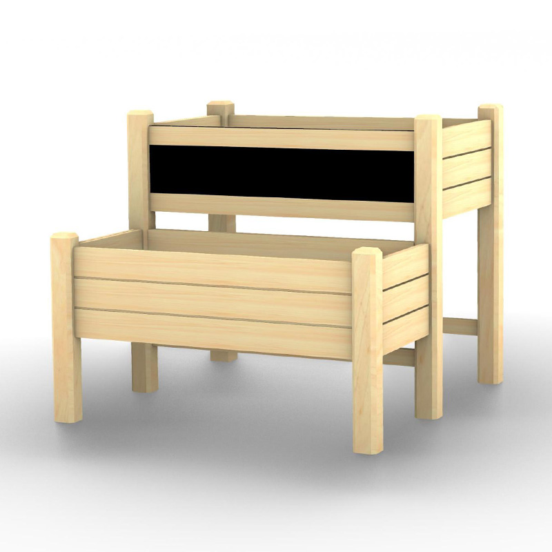 아이는 정원 침대 재배자를 키웠다