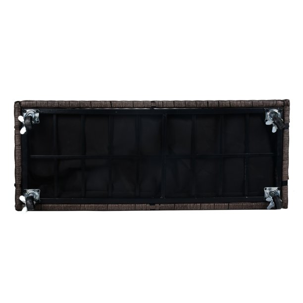 실내/실외 등나무 꽃 화분 상자 아래에 도구 보관 랙이 있고 견고한 작업 공간 28' H