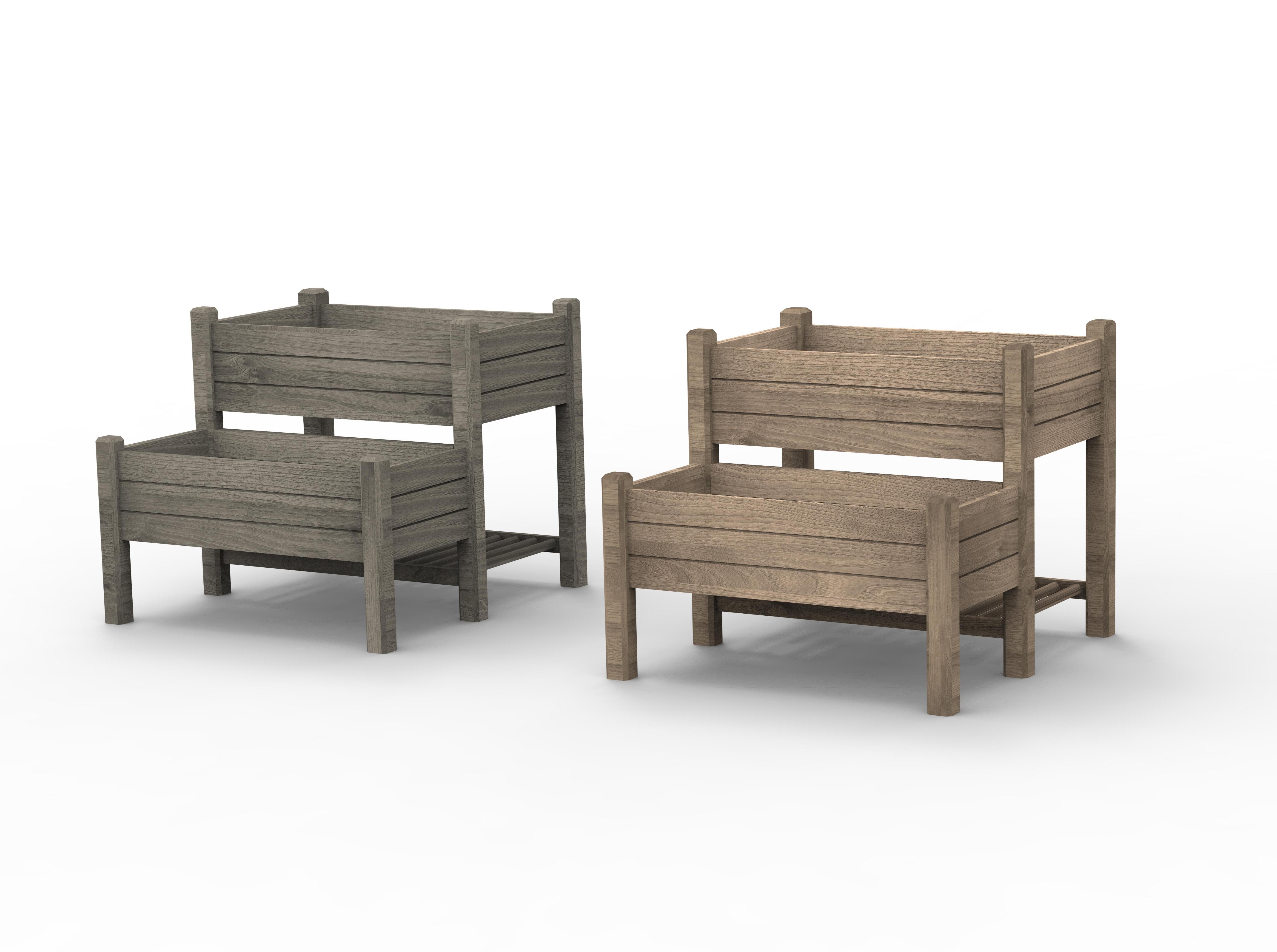 아이는 정원 침대 재배자를 키웠다