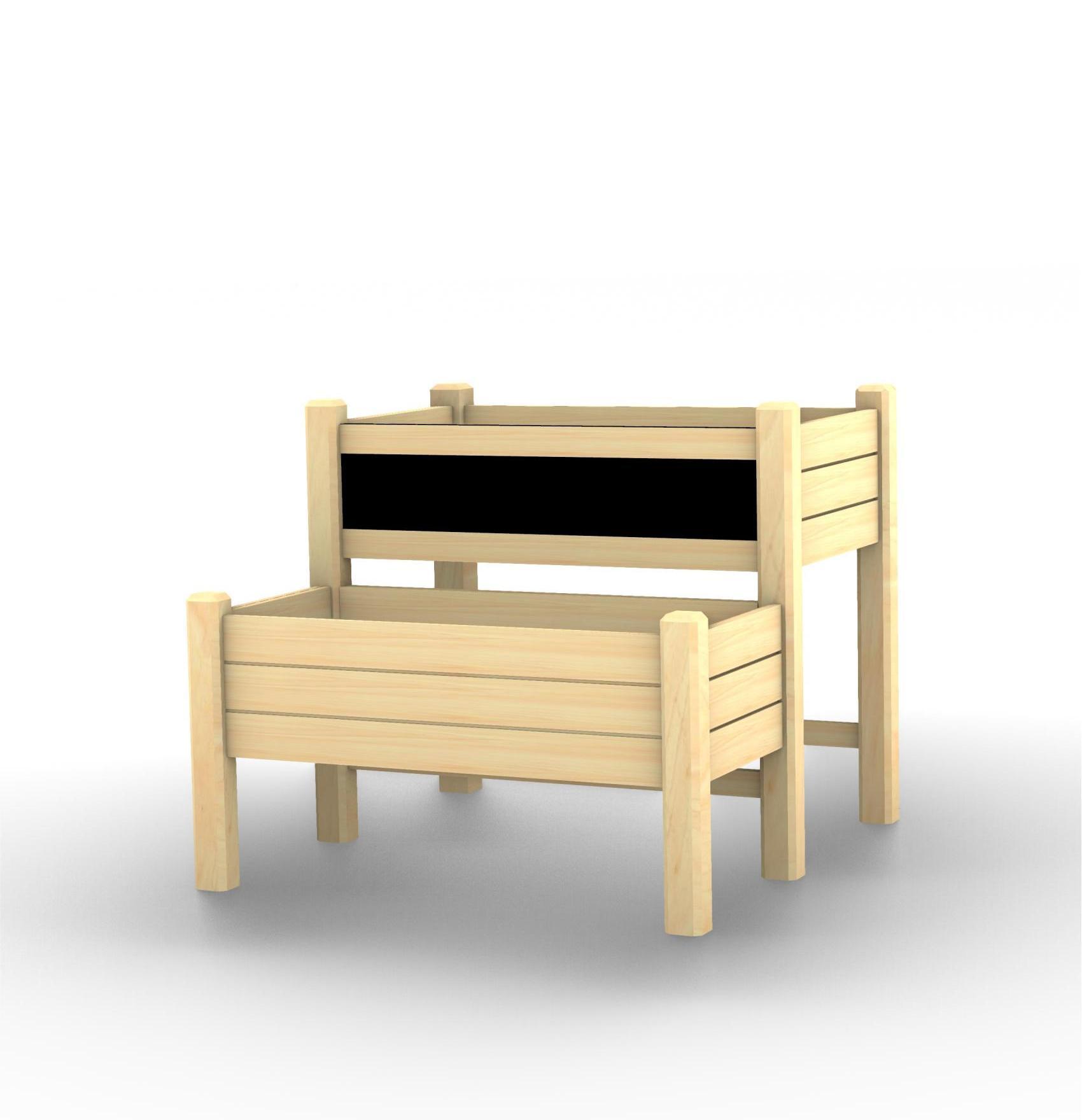 아이는 정원 침대 재배자를 키웠다