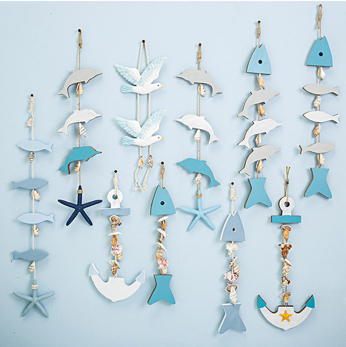 Lixincrafts 해변 보호소 장식, 바다 스타일 장식,