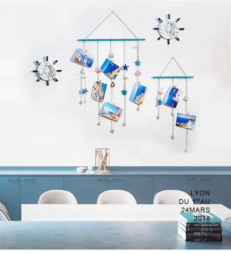 Lixincrafts 해변 보호소 장식, 바다 스타일 장식,